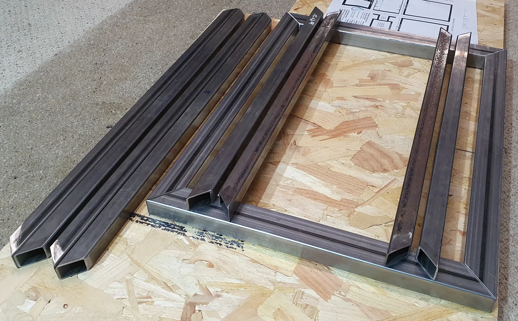 Parts for constructing the steel frame