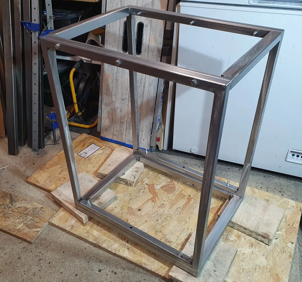 Steel frame fabrication complete