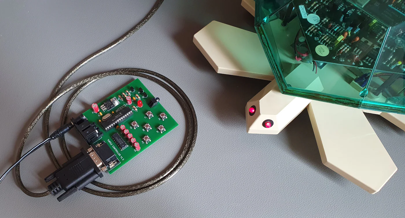 Valiant Turtle with Reproduction Communicator PCB