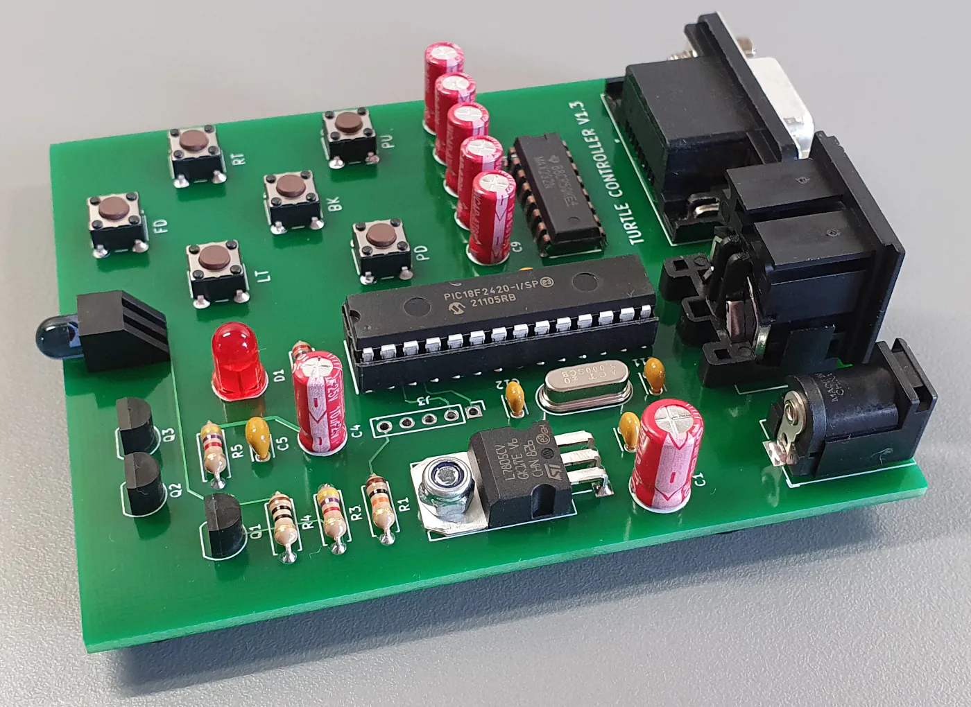 Reproduction Communicator Top Showing Voltage Regulator